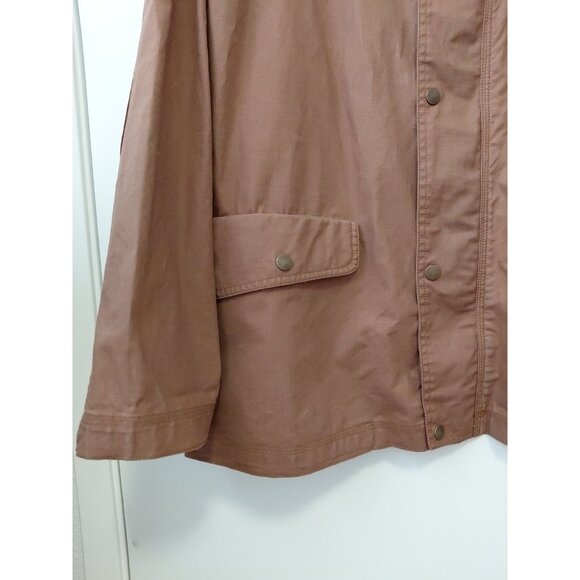 GAP Men's Waxed Canvas Chore Barn Coat Brown Large - Picture 3 of 10